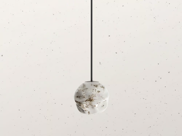 STONE 290.01 - Glass pendant lamp by Il Fanale - view 2